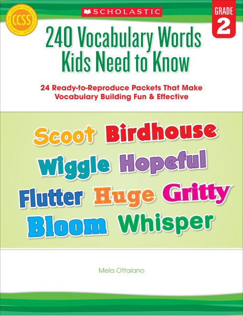 240 Vocabulary Words Kids Need To Know Grade 2 Pdf Free Download Pdf Library