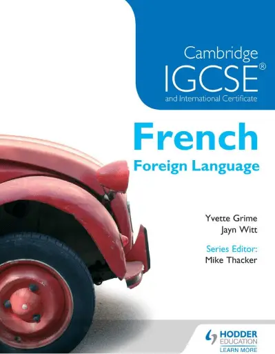 Rich Results on Google's SERP when searching for 'Cambridge IGCSE & International Certificate French Foreign Language'