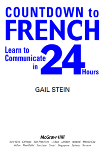 Rich Results on Google's SERP when searching for 'Countdown to French_ Learn to Communicate in 24 Hours'