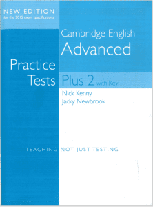 Rich Results on Google's SERP when searching for 'Cambridge English Advanced Practice Tests Plus 2 with Key'