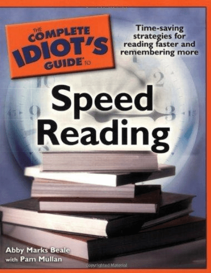 Rich Results on Google's SERP when searching for 'The Complete Idiot’s Guide to Speed Reading'